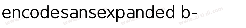 encodesansexpanded b字体转换